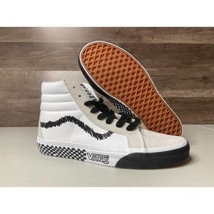 Sketch & Checkered Old Skool Vans Mens 6